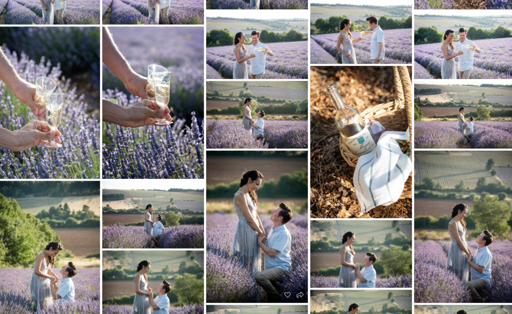 lavender surprise proposal